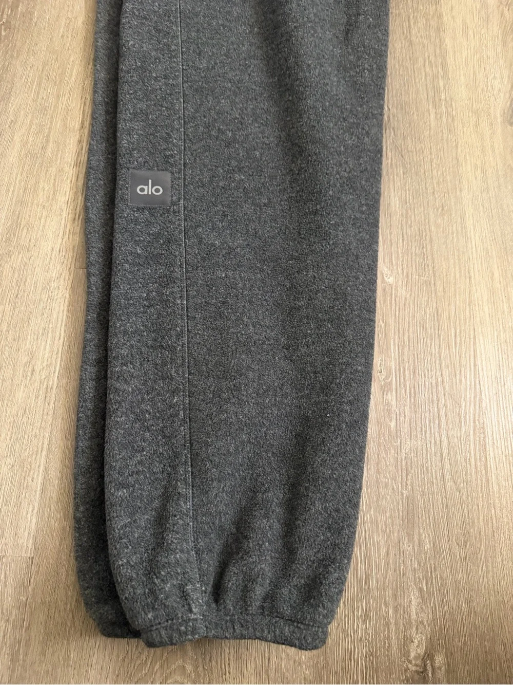 ALO Yoga the set Charcoal Gray Cozy Lined Hoodie